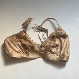 gold lingerie top
